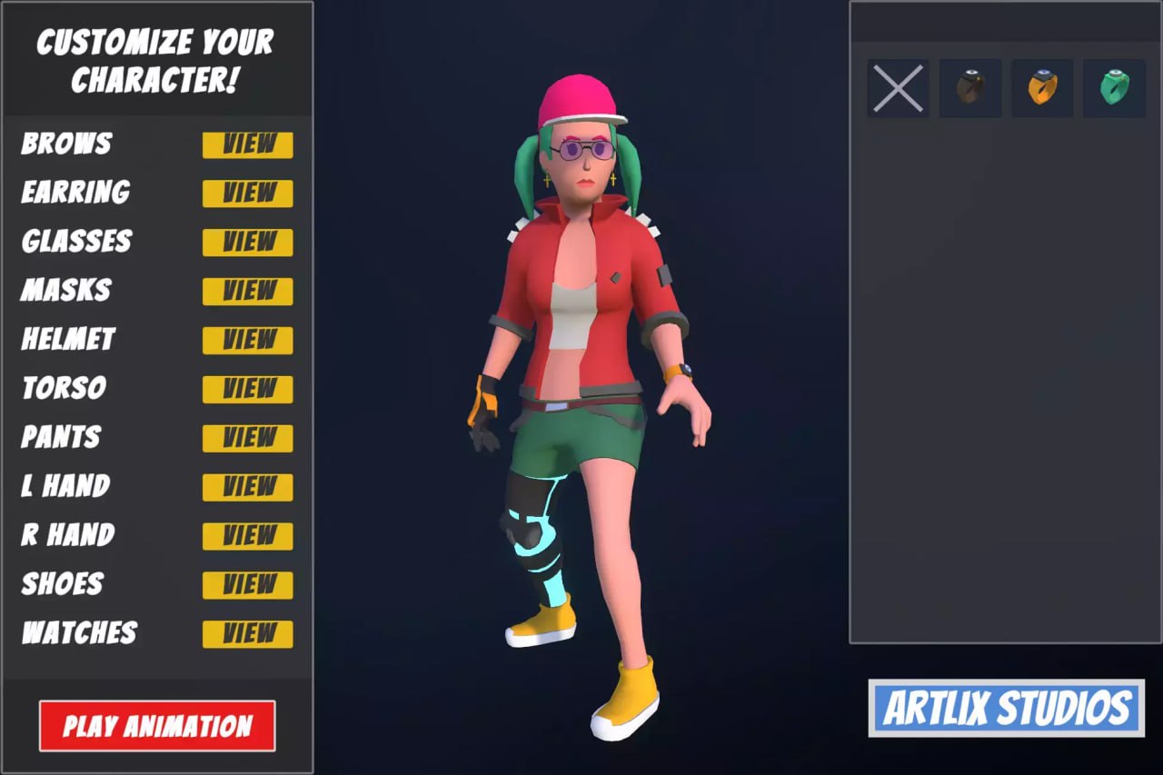 Customizable 3D Cyberpunk Characters Vol 1📱 - изображение 4